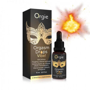 Клиторальные капли с вибрацией ORGASM DROPS VIBE - 15 мл
