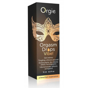 Orgie | Збуджуючі краплі для клітора - Orgie Orgasm Drops Vibe! Peach Flavor, 30 мл. Ціна: 785 грн