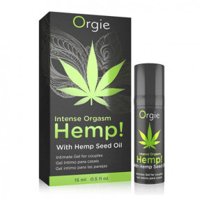 Orgie | Усилитель оргазма "Intense Orgasm Hemp" с маслом каннабиса Orgie. Цена: 1 075 грн