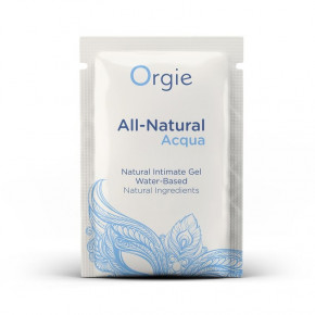 Orgie | САШЕТ/Лубрикант на водной основе гладкий и шелковистый ALL-NATURAL Acqua, 2 мл Orgie. Ціна: 100 грн