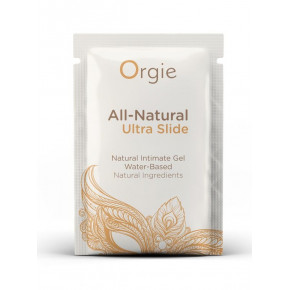 Orgie | САШЕТ/Лубрикант на водной основе ультраскользящий ALL-NATURAL Ultra slide, 2 мл Orgie. Ціна: 100 грн