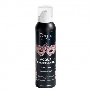 Orgie | Массажная пенка Orgie – Acqua Croccante Sakura (150 мл), эффект лопающихся пузырьков. Цена: 889 грн