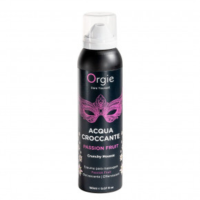 Orgie | Массажная пенка Orgie – Acqua Croccante Passion Fruit (150 мл), эффект лопающихся пузырьков. Цена: 889 грн