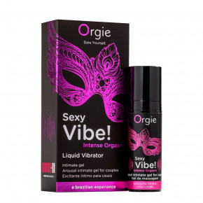 Orgie | Жидкий вибратор Orgie - Sexy Vibe! Intense Orgasm (15 мл). Цена: 1 249 грн