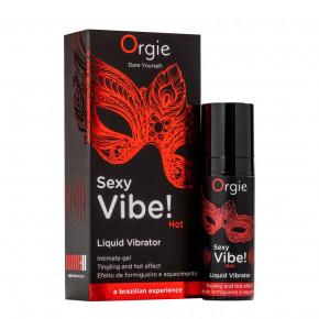 Orgie | Жидкий вибратор Orgie - Sexy Vibe! Hot (15 мл). Цена: 1 069 грн