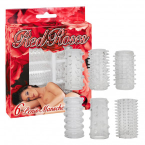 Orion | Набір насадок - Red Roses Penis Sleeves, 6 шт.. Ціна: 552 грн