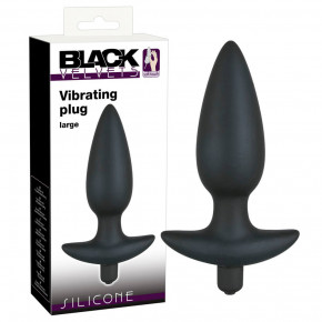 Orion | Анальна пробка - Black Velvet Vibrating Plug Large. Ціна: 1746 грн