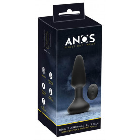 Анальная пробка-ANOS RC butt plug with vibration Analplug