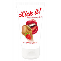 Orion | Массажный гель Lick It! Strawberry, 50 мл. Цена 404 грн