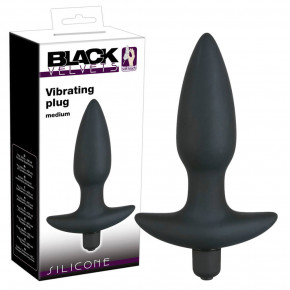 Orion | Анальна пробка - Black Velvet Vibrating Plug Medium. Ціна: 1001 грн