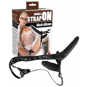 Orion | Женский страпон - Double Strap On Black Silicone. Цена: 2 329 грн