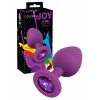 Анальная пробка You2Toys Colorful Joy Jewel Purple Plug Medium – фиолетовое наслаждение с кристаллом