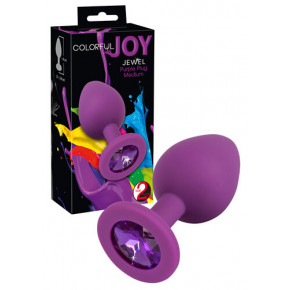 You2Toys | Анальна пробка Colorful Joy Jewel Purple Plug Medium. Ціна: 666 грн