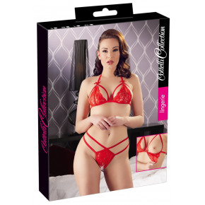 Orion | Комплект белья - 2211254 Cottelli Collection Lace Set red. Цена: 584 грн