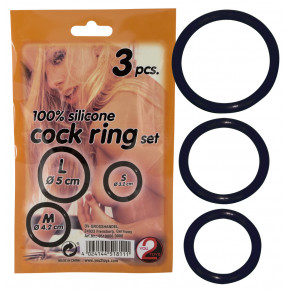 Orion | Набір ерекційних кілець Silicone Cock Ring Set. Ціна: 467 грн