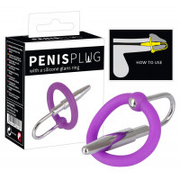 Orion | Стимулятор уретры-Penis Plug + Silicone Glans Ring Dilator. Цена 711 грн