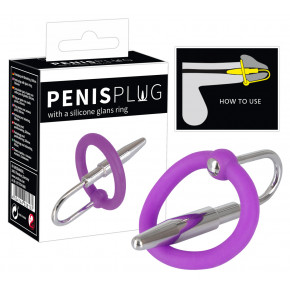 Orion | Стимулятор уретри - Penis Plug + Silicone Glans Ring Dilator. Ціна: 923 грн