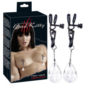 Зажимы для сосков - Bad Kitty Nipple Drops