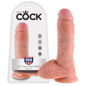 Orion | Фаллоимитатор с мошонкой - King Cock 8 inch Cock Balls Sk. Цена: 1 570 грн