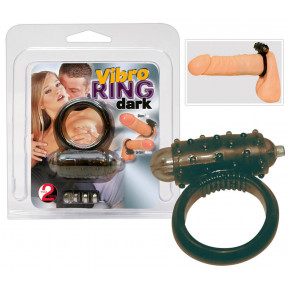 Orion | Эрекционное кольцо - Vibro Ring Dark Silicon. Цена: 738 грн