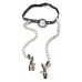 Orion | O-Ring Gag with Nipple Clamps. Ціна 1240 грн. Фото: 1