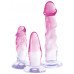 Orion | Анальний тренувальний набір Crystal Anal Stretching Dildo Plug. Ціна 1383 грн. Фото: 5