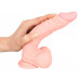 Orion | Фалоімітатор з мошонкою - Medical Silicone Dildo, 21 см. Ціна 2041 грн. Фото: 5