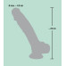 Orion | Фалоімітатор з мошонкою - Medical Silicone Dildo, 24 см. Цена 3 123 грн. Фото: 4