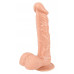 Orion | Фалоімітатор з мошонкою - European Lover Medium Dong With Balls. Ціна 793 грн. Фото: 6