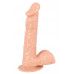 Orion | Фалоімітатор з мошонкою - European Lover Medium Dong With Balls. Ціна 793 грн. Фото: 7
