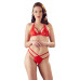 Orion | Комплект белья - 2211254 Cottelli Collection Lace Set red. Цена 584 грн. Фото: 4