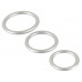 Orion | Набор эрекционных колец-Metallic Silicone Cock Ring Set. Цена 405 грн. Фото: 4