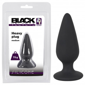Black Velvets | Анальна пробка - Black Velvets Heavy Plug Medium. Ціна: 633 грн