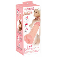 Orion | Насадка+мастурбатор - Nature Skin 2in1 Extension+Mas. Цена 1 504 грн