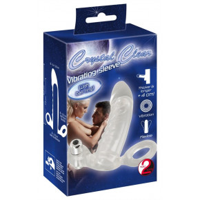 Orion | Насадка - Crystal Clear Vibrating Sleeve. Ціна: 981 грн