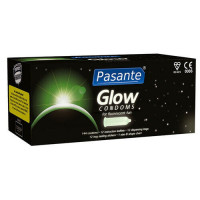 PASANTE | Презерватив светится в темноте ,Pasante Glow Bulk Pack Condoms ,53 мм , за 1 шт. Ціна 295 грн