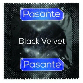 PASANTE | Презервативы Pasante Black Velvet condoms.56мм, за 6 шт. Ціна: 120 грн