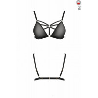 Бюстгальтер-стрепы MEGGY BRA black L/XL - Passion Exclusive