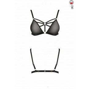 Бюстгальтерстрепы Meggy Bra Black L/xl - Passion Exclusive