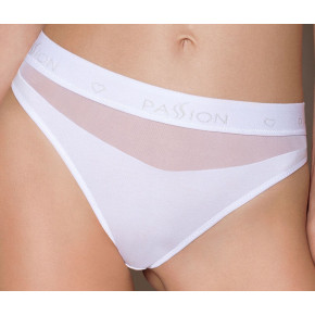 Passion | Трусики с прозрачной вставкой Passion PS006 PANTIES white, size L. Цена: 749 грн