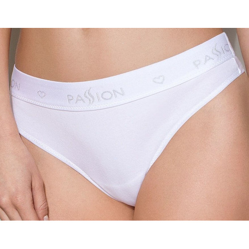 Passion | Трусики-бразилиана из хлопка Passion PS005 PANTIES white, size M. Цена 689 грн Passion | Трусики-бразилиана из хлопка Passion PS005 PANTIES white, size M. Цена 689 грн