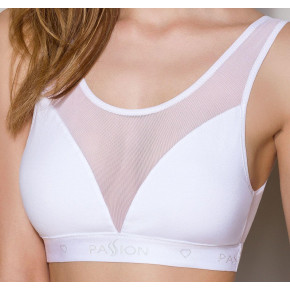 Passion | Топ с прозрачной вставкой Passion PS002 TOP white, size S. Цена: 949 грн