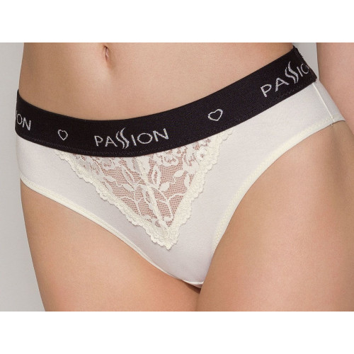 Passion | Трусики с широкой резинкой и кружевом Passion PS001 PANTIES ecru, size L. Цена 799 грн Passion | Трусики с широкой резинкой и кружевом Passion PS001 PANTIES ecru, size L. Цена 799 грн