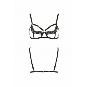Passion | Бюстгальтерстрепы З Мереживом Solon Bra Black S/m - Passion Exclusive. Ціна: 1429 грн