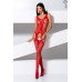 Passion | Бодистокинг З Імітацією Панчоха Та Ажурною Вставкою Passion Bs072 Red. Ціна 729 грн. Фото: 1