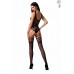 Passion | Ажурный бодистокинг с имитацией чулок Passion BS074 black. Цена 589 грн. Фото: 1