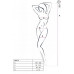 Passion | Ажурный бодистокинг с имитацией чулок Passion BS074 white. Цена 729 грн. Фото: 2