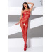 Passion | Ажурный бодистокинг с интимными вырезами Passion BS076 red. Цена 729 грн. Фото: 1