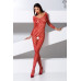 Passion | Бодистокинг с крупной сеткой Passion BS077 red. Цена 789 грн. Фото: 1