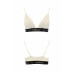 Passion | Эластичный топ с кружевом Passion PS001 TOP ecru, size M. Цена 798 грн. Фото: 3